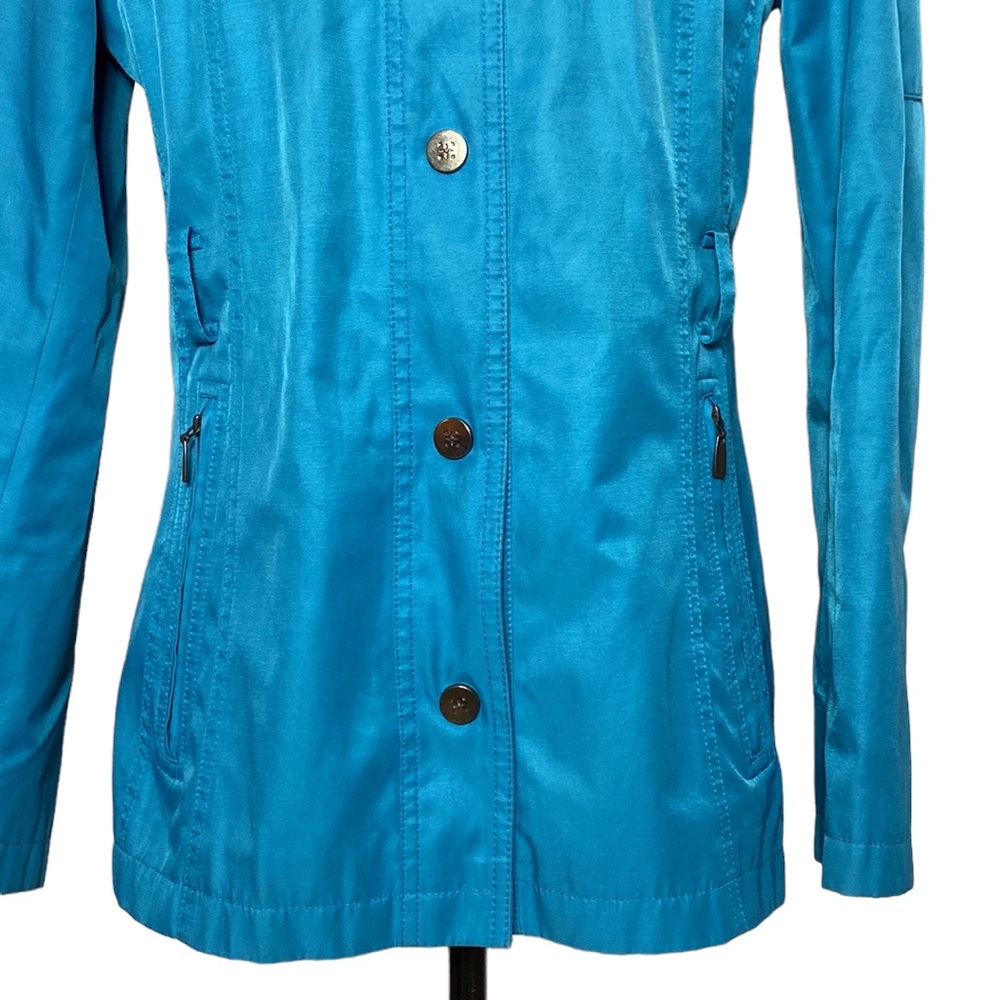 Gallery Vintage Blue Snap Closure Jacket M - Picture 6 of 13